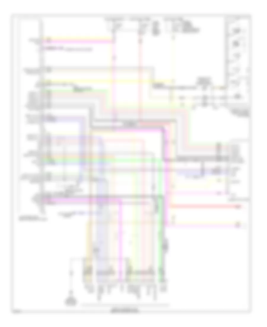 Navigation Wiring Diagram (1 of 4) for Infiniti QX56 2009