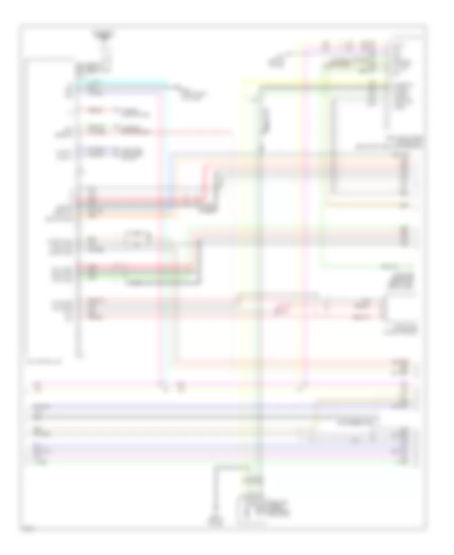Navigation Wiring Diagram 3 of 4 for Infiniti QX56 2009