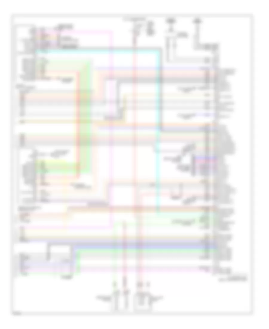 Navigation Wiring Diagram 4 of 4 for Infiniti QX56 2009