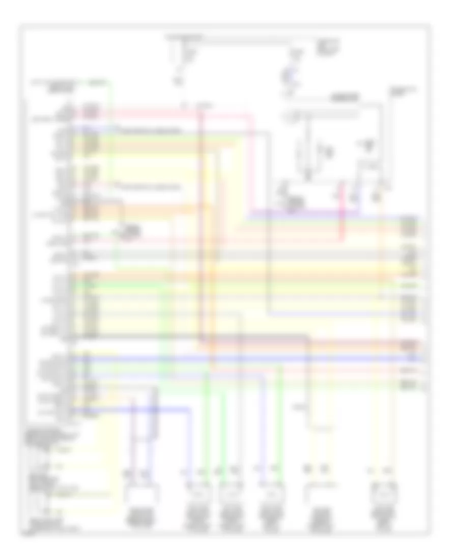 Supplemental Restraints Wiring Diagram 1 of 3 for Infiniti QX56 2009