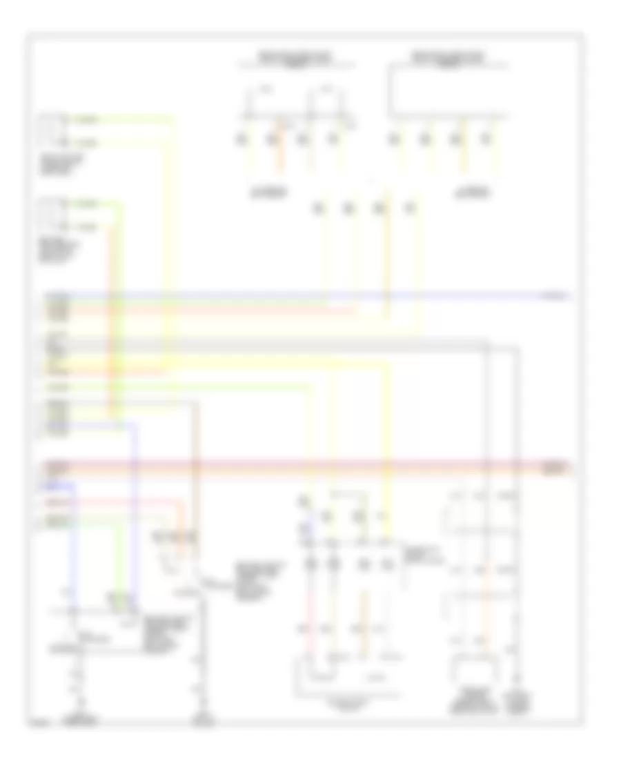 Supplemental Restraints Wiring Diagram (2 of 3) for Infiniti QX56 2009