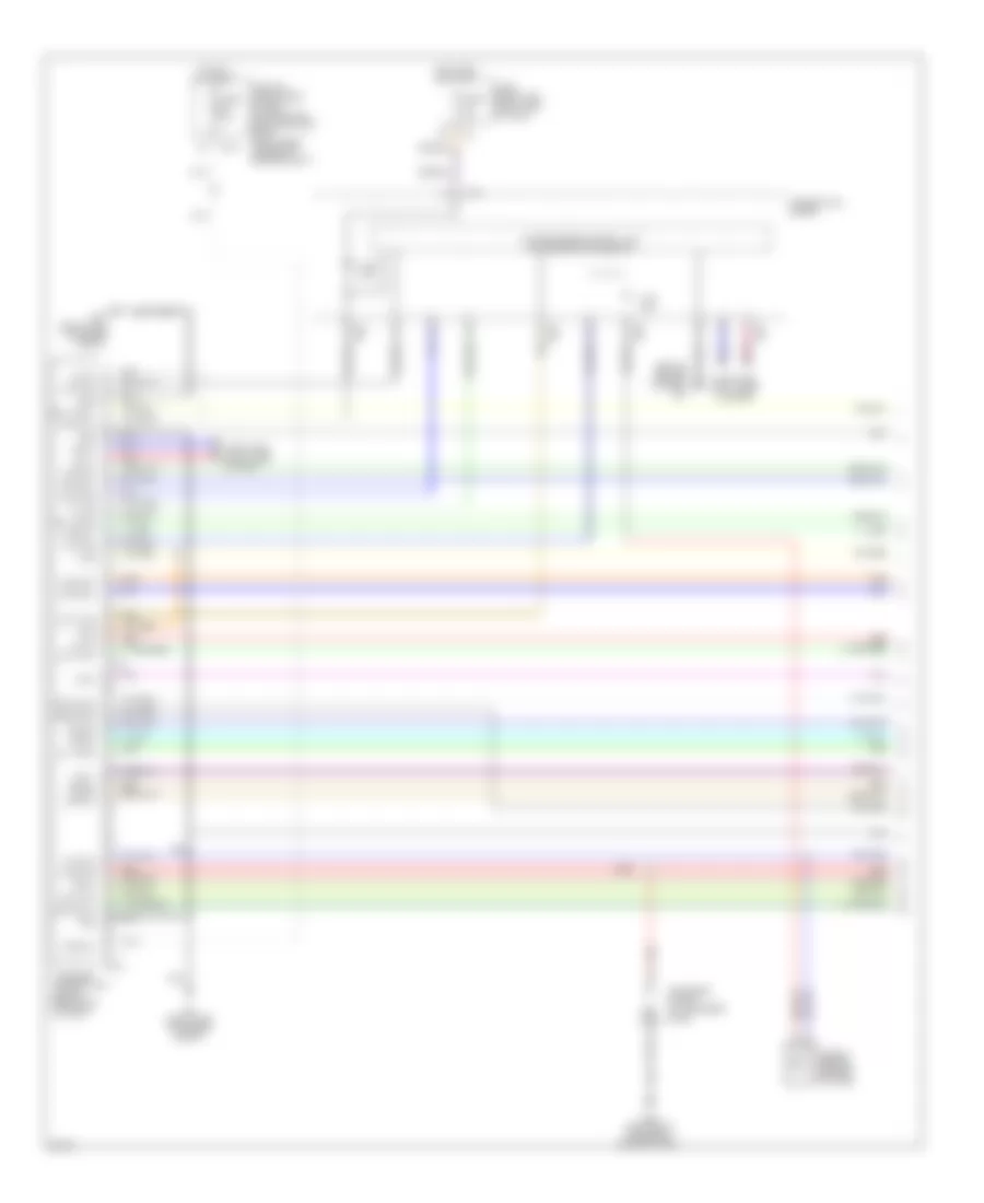 4WD Wiring Diagram 1 of 2 for Infiniti QX56 2009