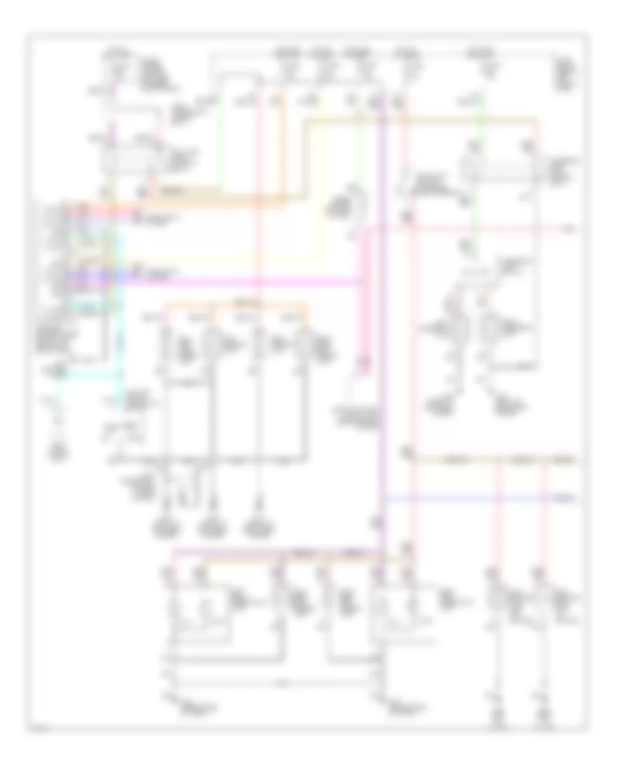 Exterior Lamps Wiring Diagram 1 of 2 for Infiniti I30 t 2000