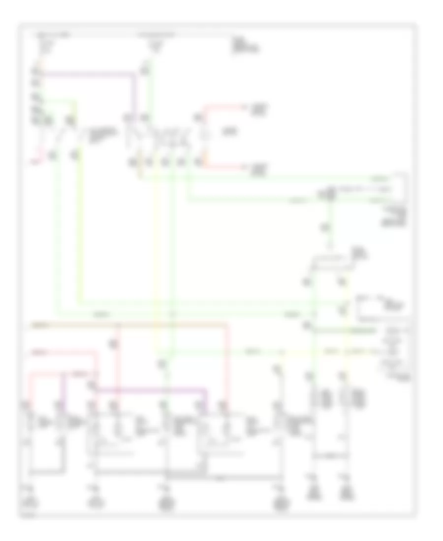 Exterior Lamps Wiring Diagram 2 of 2 for Infiniti I30 t 2000