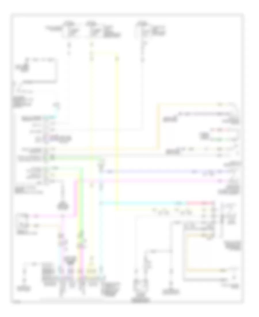 Trunk Release Wiring Diagram Convertible for Infiniti Q60 IPL 2014