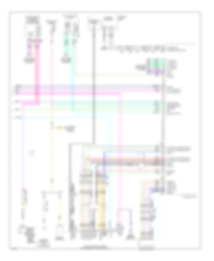Base Radio Wiring Diagram, Convertible (3 of 3) for Infiniti Q60 IPL 2014