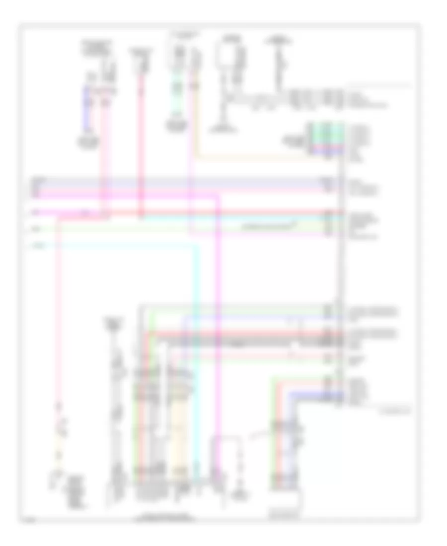 Base Radio Wiring Diagram, Coupe (3 of 3) for Infiniti Q60 IPL 2014