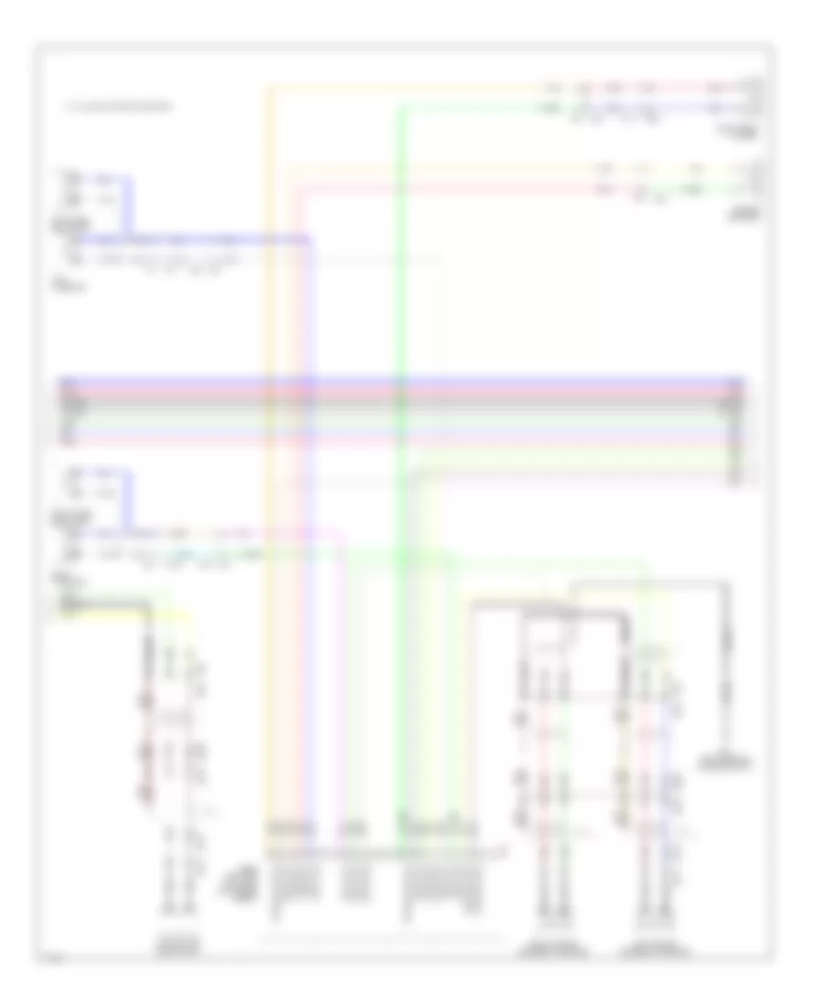 Bose Radio Wiring Diagram, Convertible with Navigation (3 of 4) for Infiniti Q60 IPL 2014