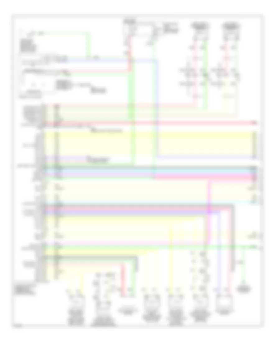 Supplemental Restraints Wiring Diagram Convertible 1 of 2 for Infiniti Q60 IPL 2014