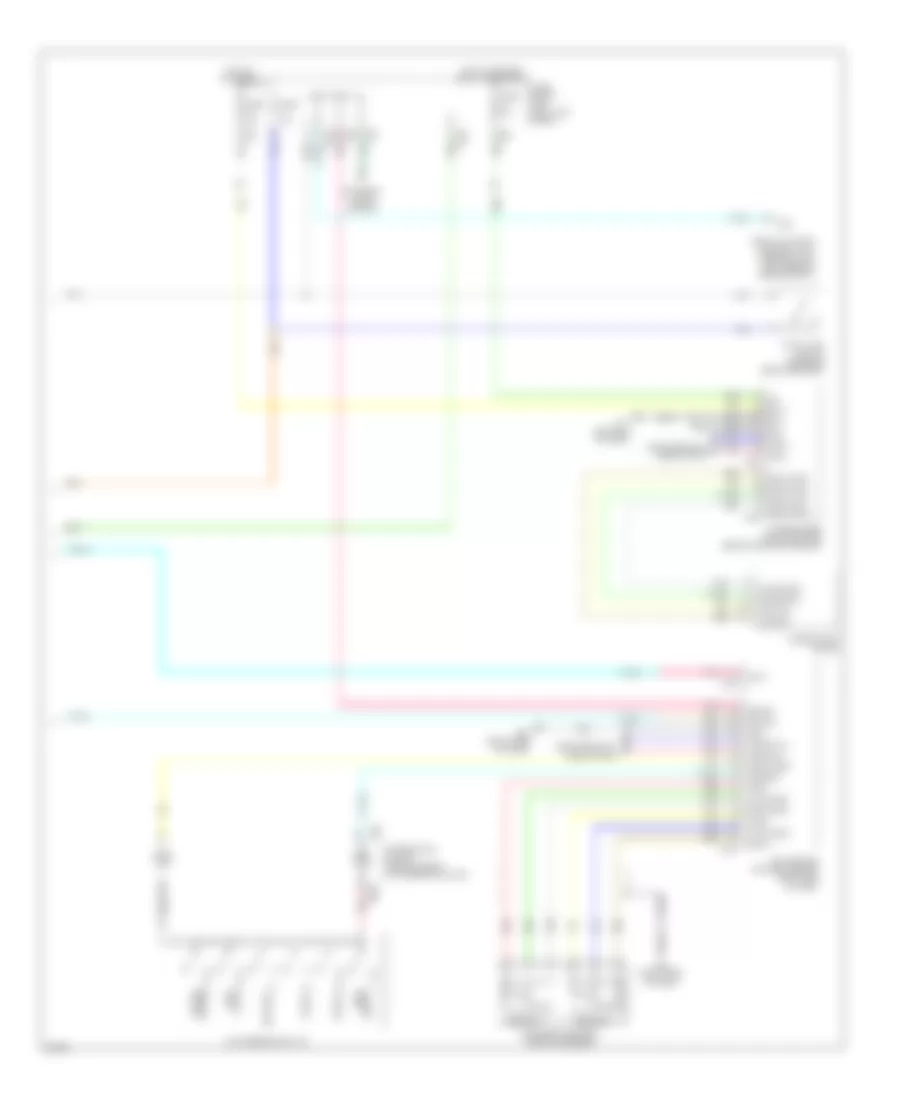 Intelligent Cruise Control Wiring Diagram 2 of 2 for Infiniti EX35 2010