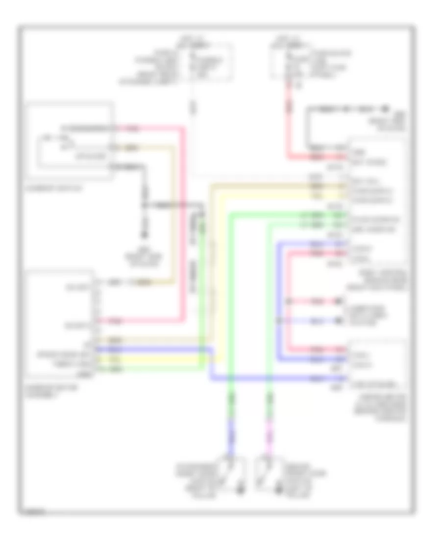 Power TopSunroof Wiring Diagram for Infiniti EX35 2010