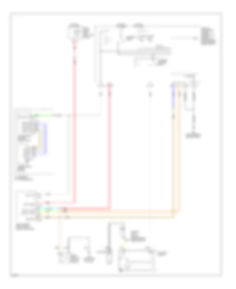 Starting Wiring Diagram for Infiniti EX35 2010