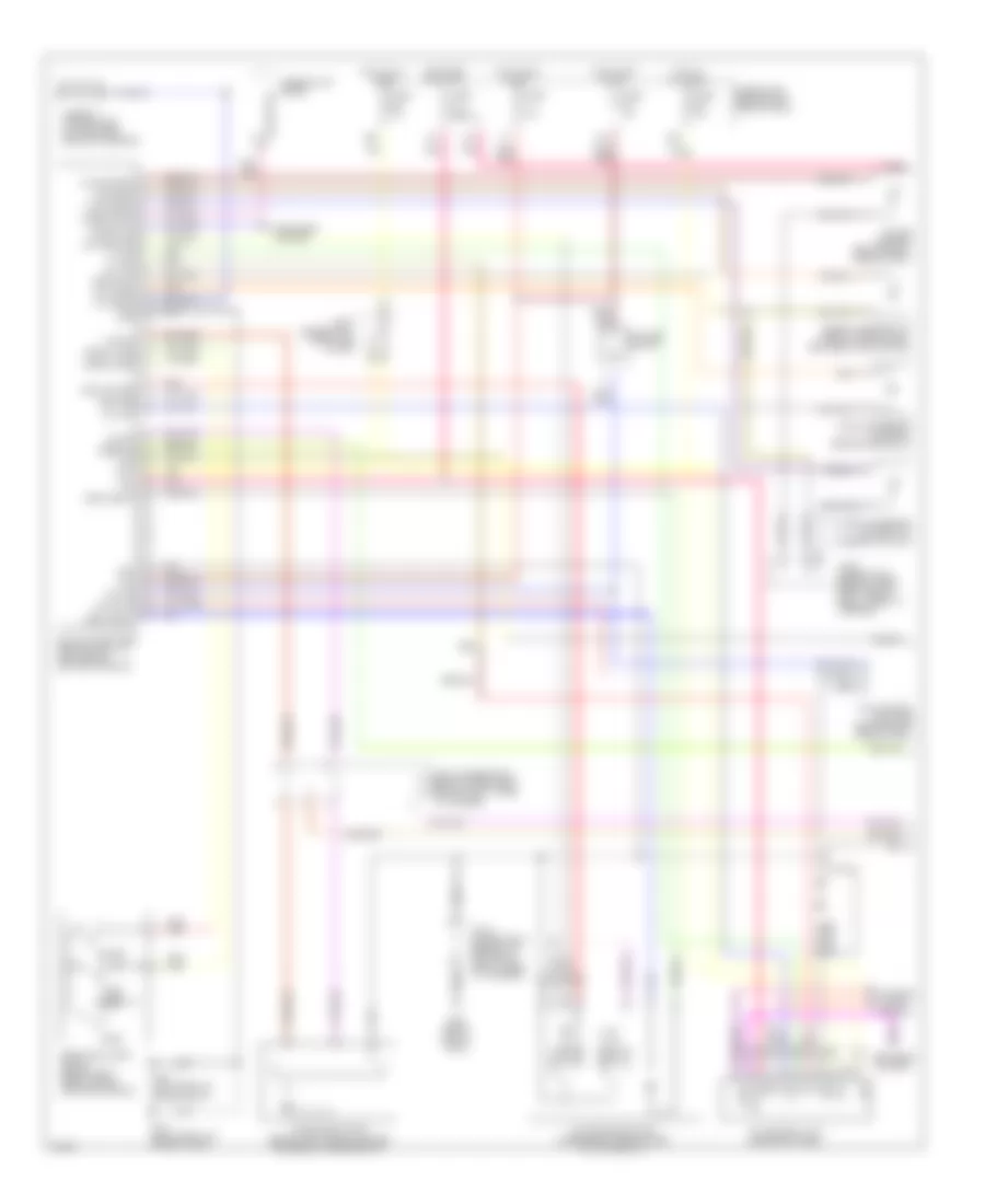 Automatic A C Wiring Diagram 1 of 2 for Infiniti Q45 2000