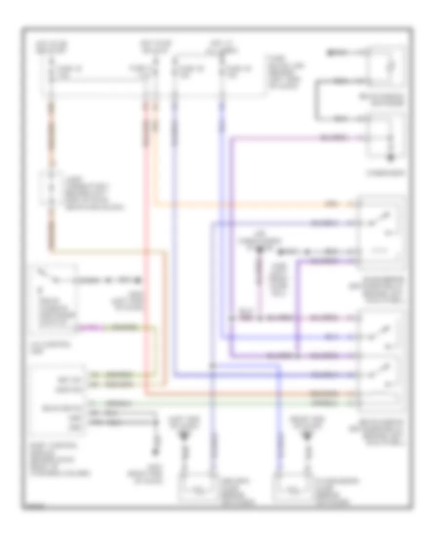 Defogger Wiring Diagram for Infiniti Q45 2000