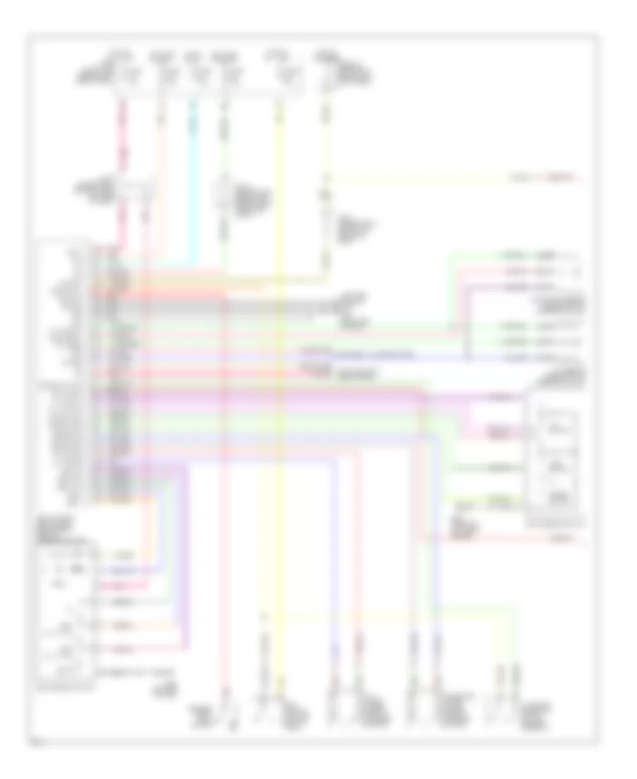 Memory System Wiring Diagrams 1 of 2 for Infiniti Q45 2000
