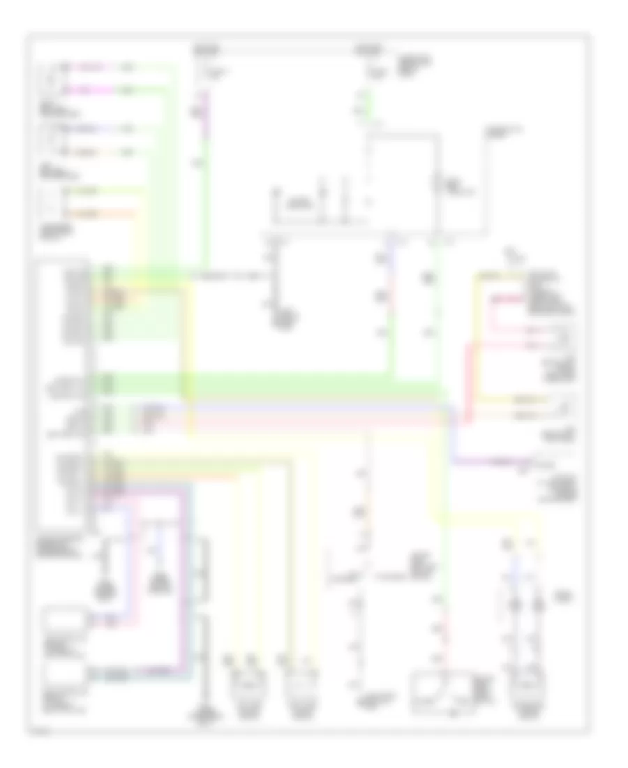 Supplemental Restraint Wiring Diagram for Infiniti Q45 2000