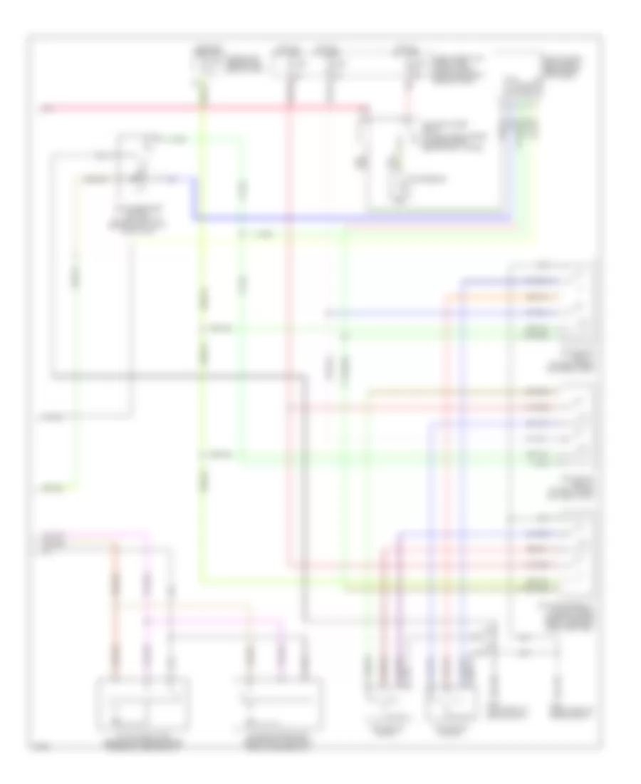 Automatic A C Wiring Diagram 2 of 2 for Infiniti Q45 t 2000