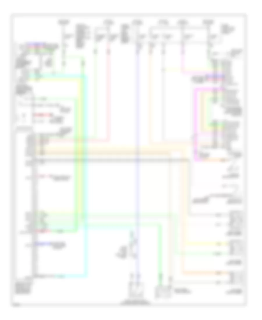 Anti-lock Brakes Wiring Diagram for Infiniti EX35 Journey 2010