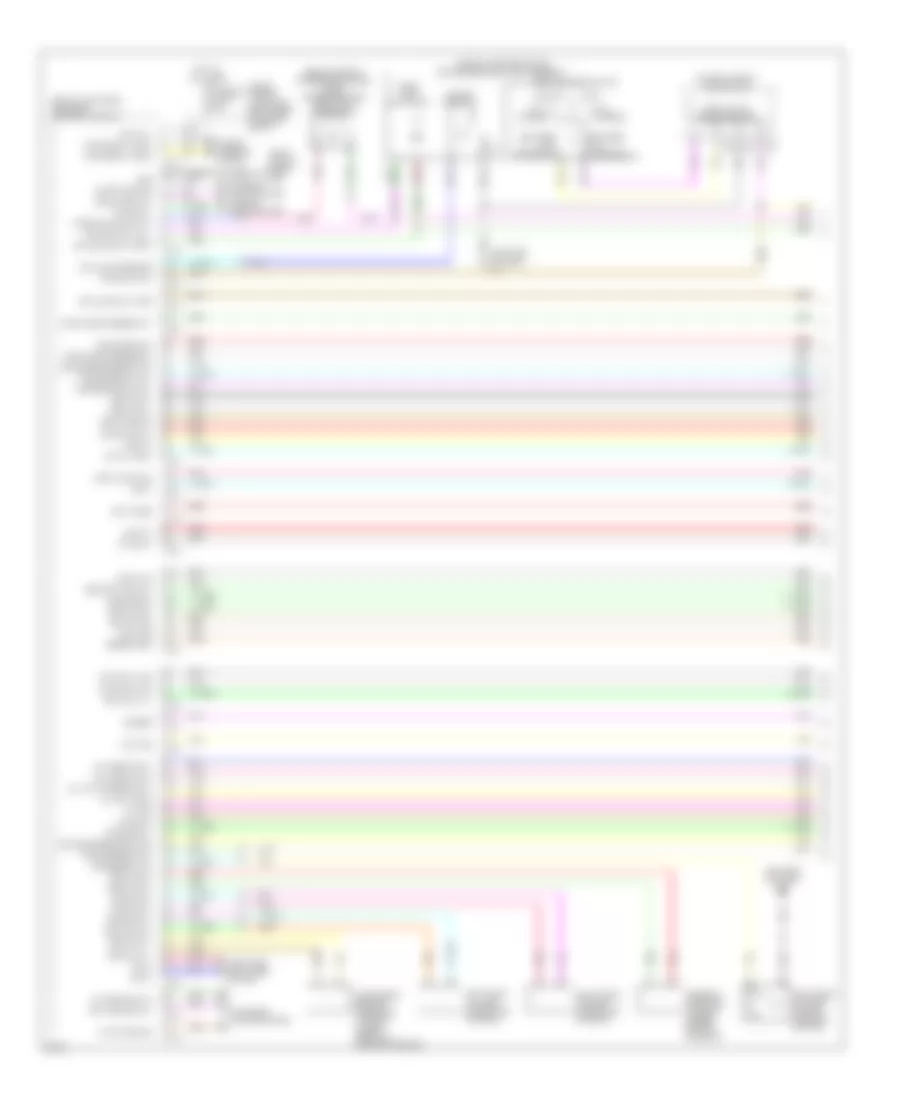 Anti theft Wiring Diagram 1 of 4 for Infiniti EX35 Journey 2010