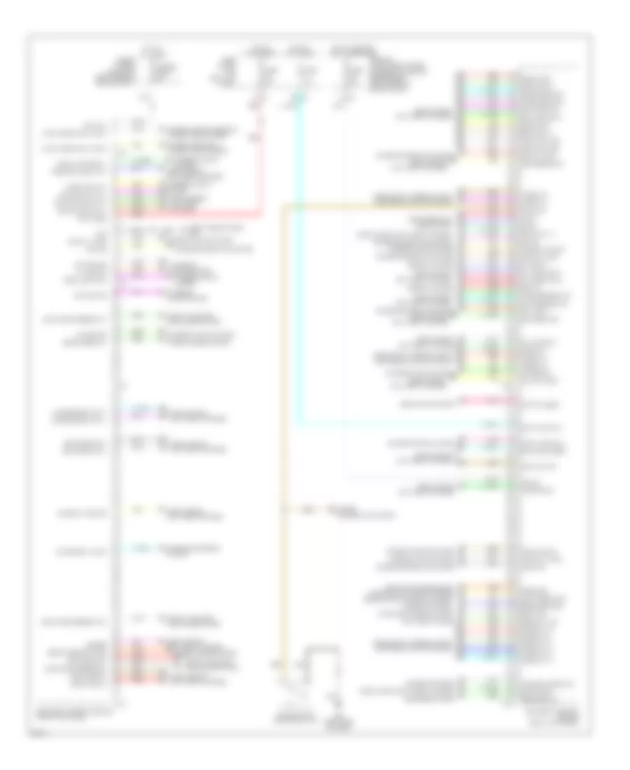 Body Control Modules Wiring Diagram for Infiniti EX35 Journey 2010