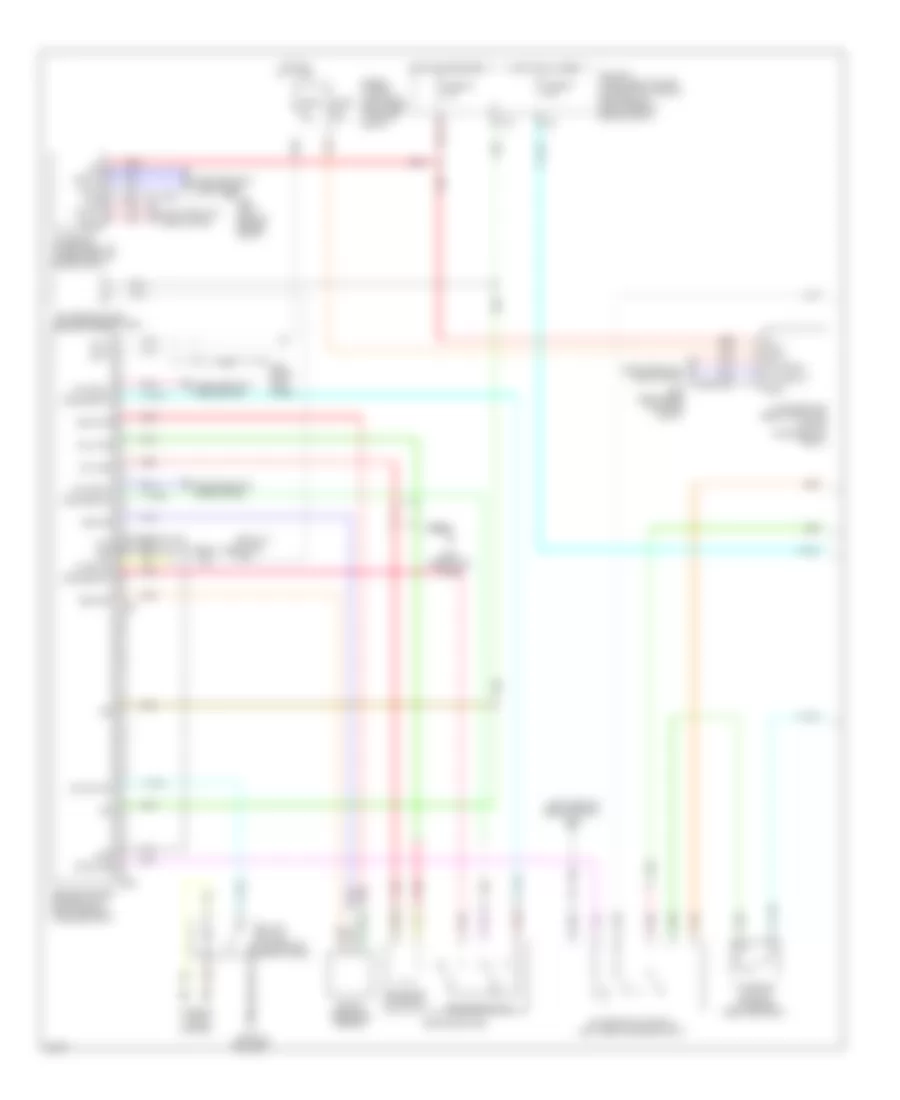 Intelligent Cruise Control Wiring Diagram (1 of 2) for Infiniti EX35 Journey 2010