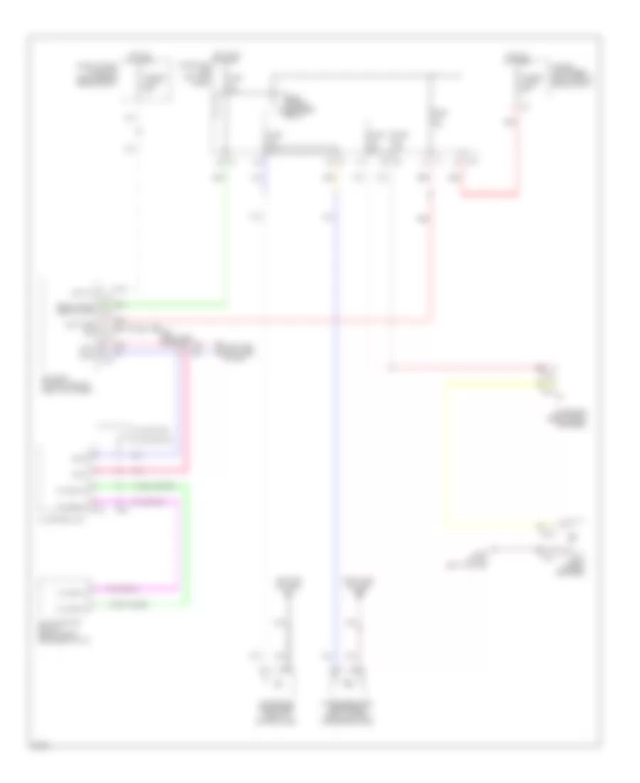 Defoggers Wiring Diagram for Infiniti EX35 Journey 2010