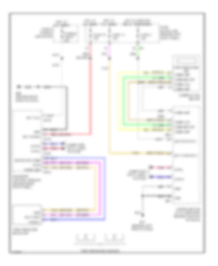 Tire Pressure Monitoring Wiring Diagram for Infiniti Q60 Sport 2014