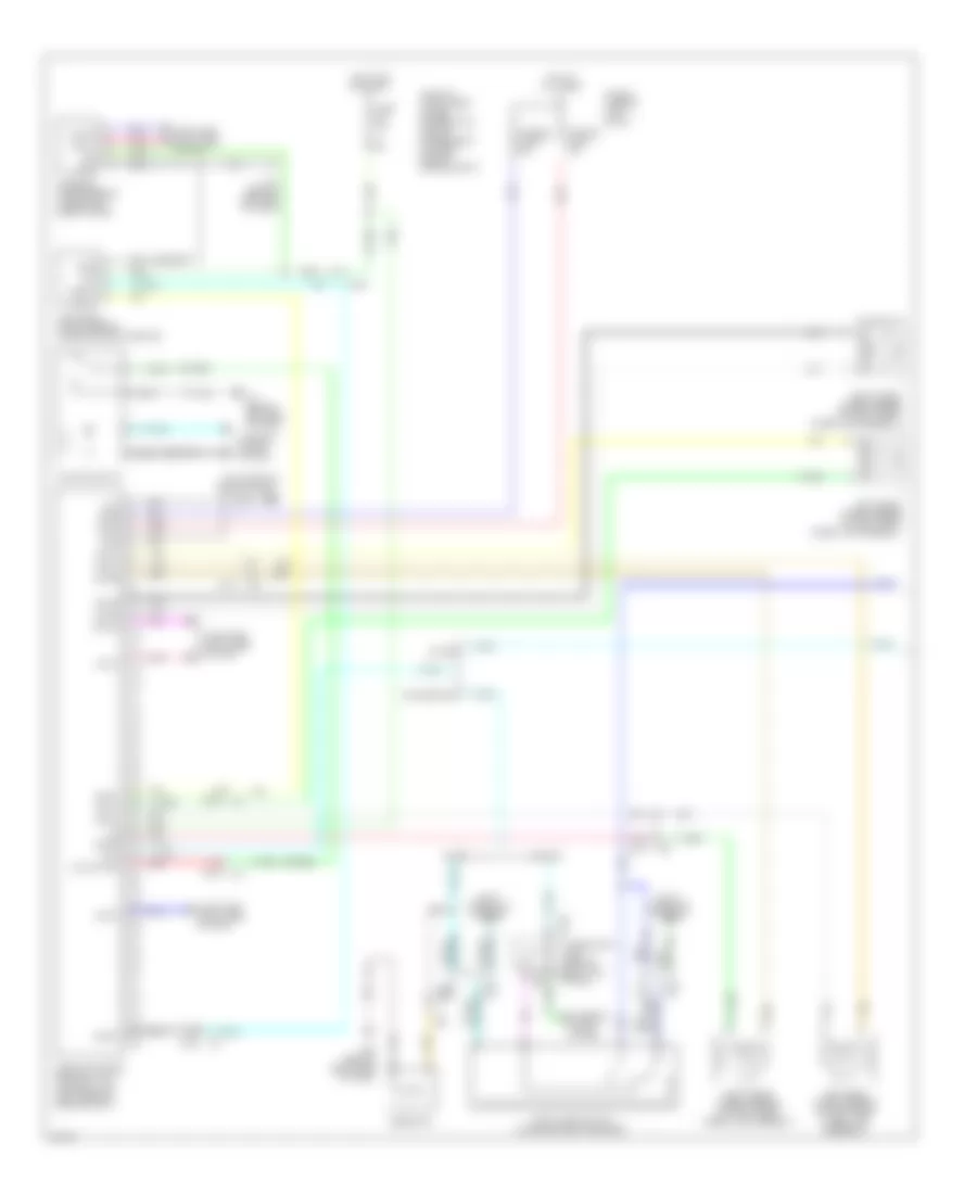 Anti lock Brakes Wiring Diagram 1 of 2 for Infiniti Q60 Sport 2014