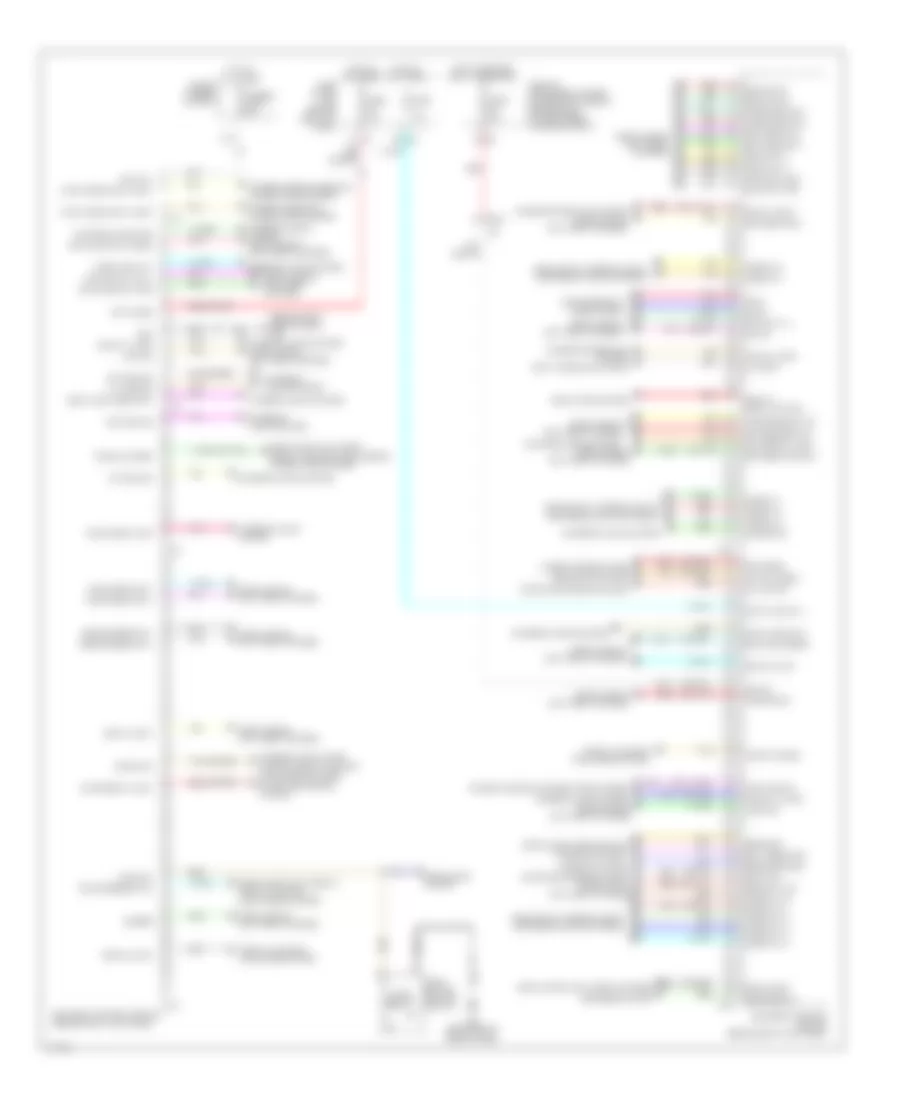 Body Control Modules Wiring Diagram for Infiniti Q60 Sport 2014