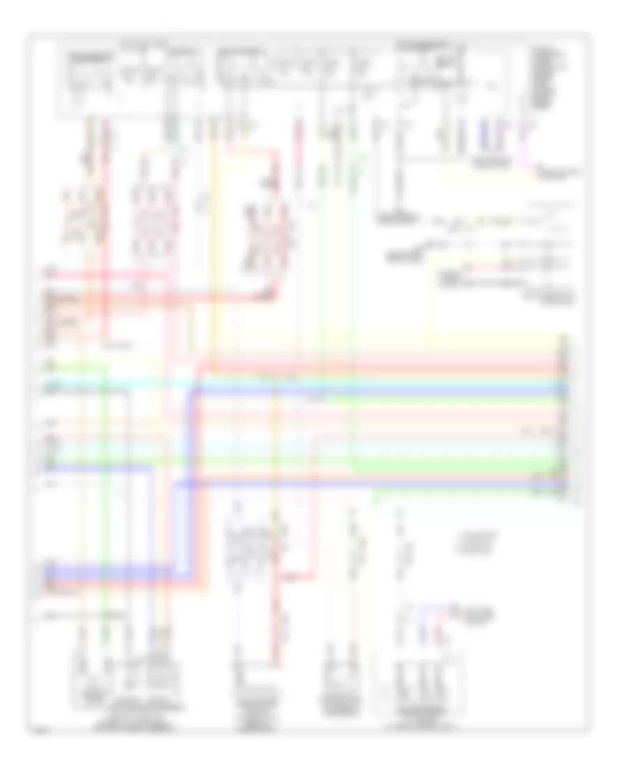 3.7L, Engine Performance Wiring Diagram (2 of 6) for Infiniti Q60 Sport 2014