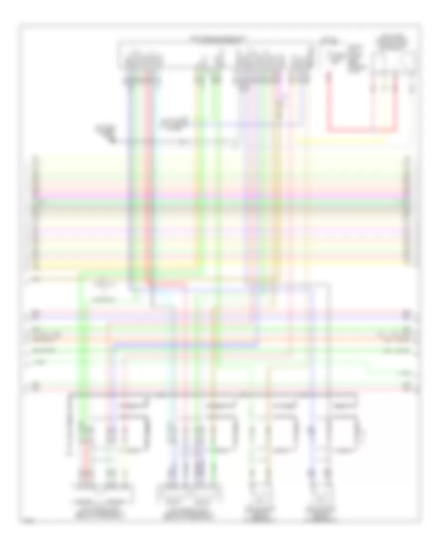 3.7L, Engine Performance Wiring Diagram (5 of 6) for Infiniti Q60 Sport 2014