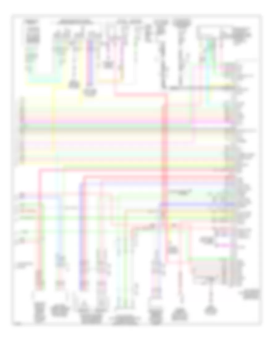 3.7L, Engine Performance Wiring Diagram (6 of 6) for Infiniti Q60 Sport 2014