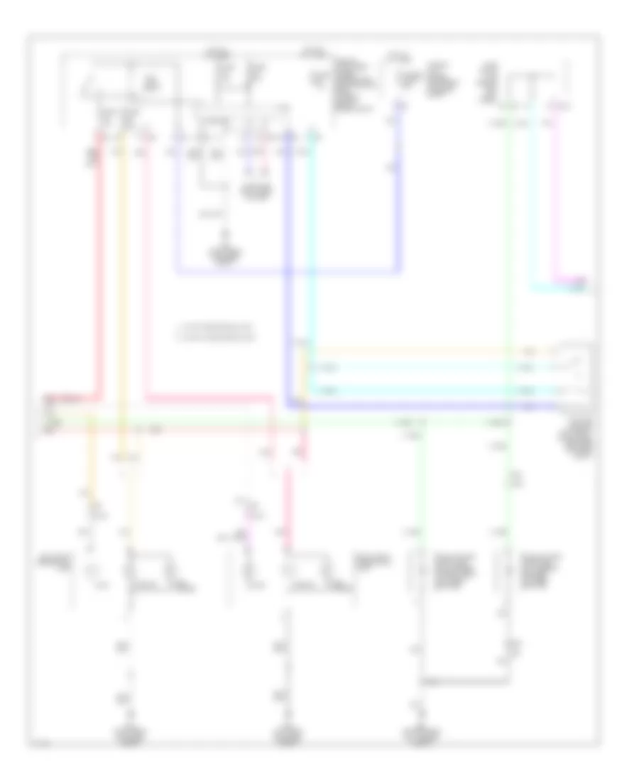 Exterior Lamps Wiring Diagram Coupe 2 of 3 for Infiniti Q60 Sport 2014