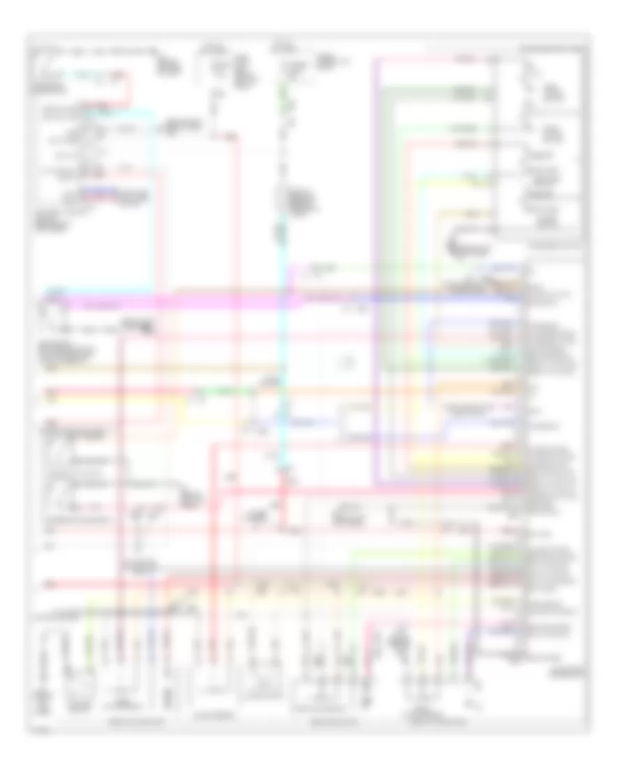 Memory Systems Wiring Diagram, Convertible (3 of 3) for Infiniti Q60 Sport 2014