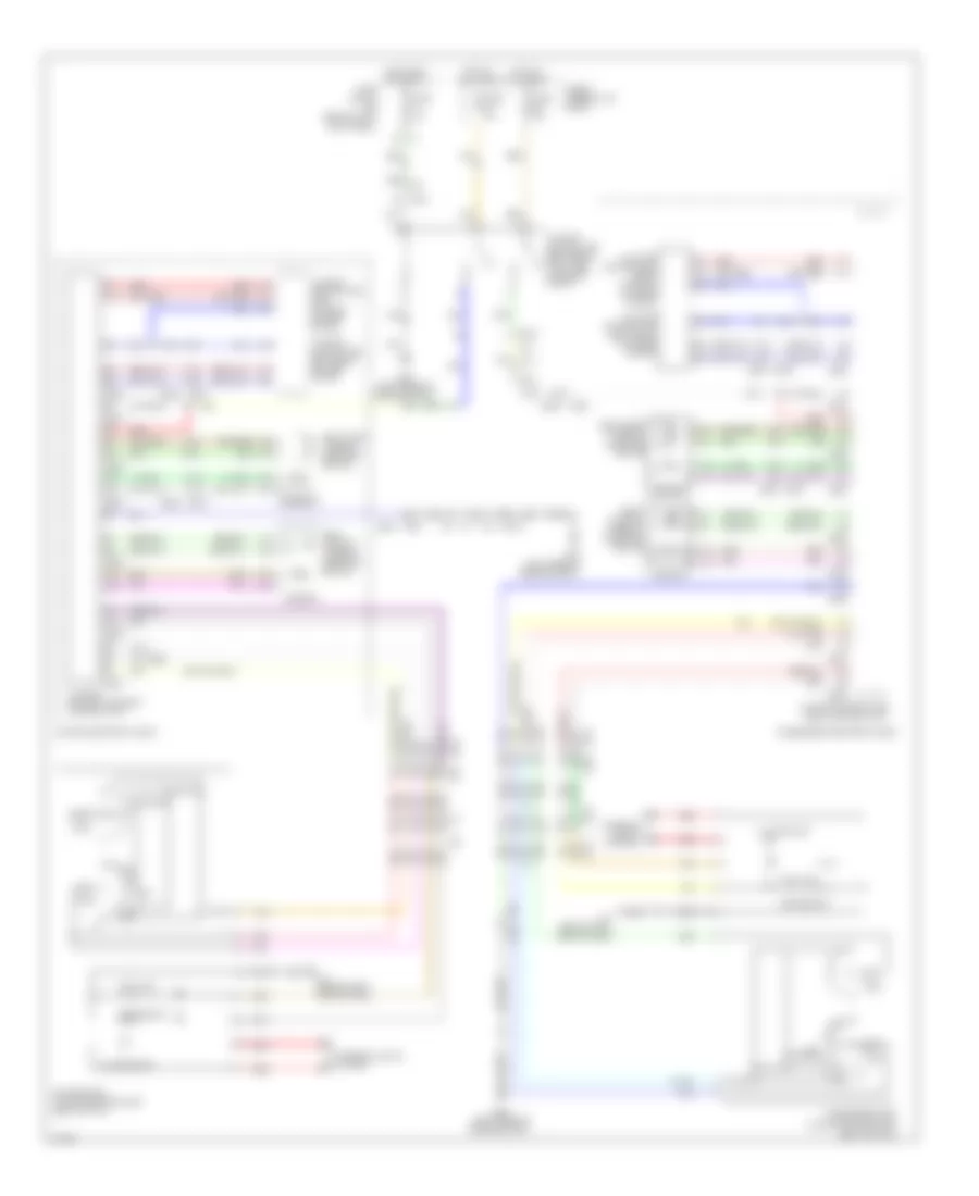 Climate Control Seats Wiring Diagram for Infiniti Q60 Sport 2014