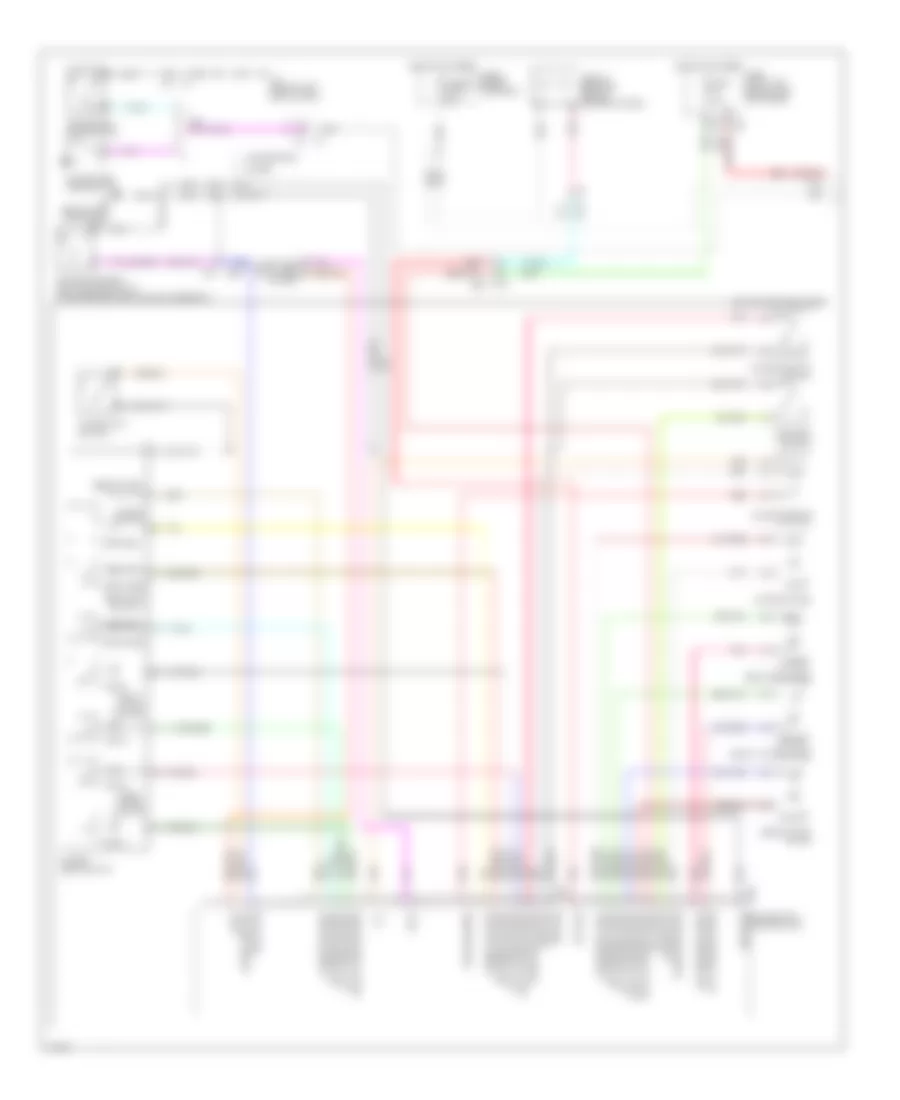 Power Seats Wiring Diagram 1 of 2 for Infiniti Q60 Sport 2014