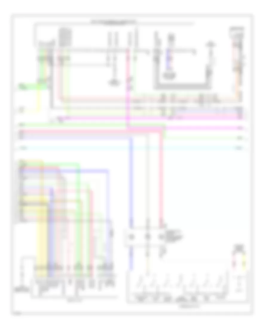 Base Radio Wiring Diagram, Coupe (2 of 3) for Infiniti Q60 Sport 2014