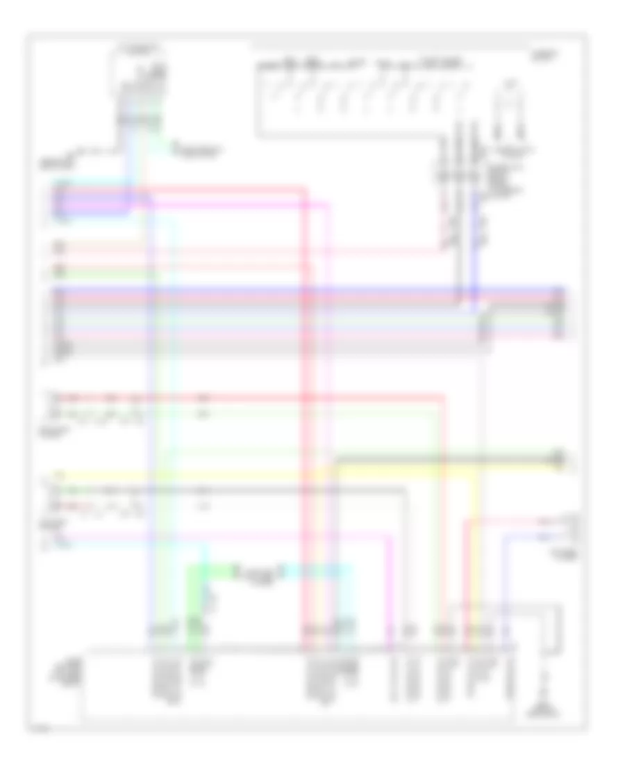 Bose Radio Wiring Diagram, Convertible with Navigation (2 of 4) for Infiniti Q60 Sport 2014