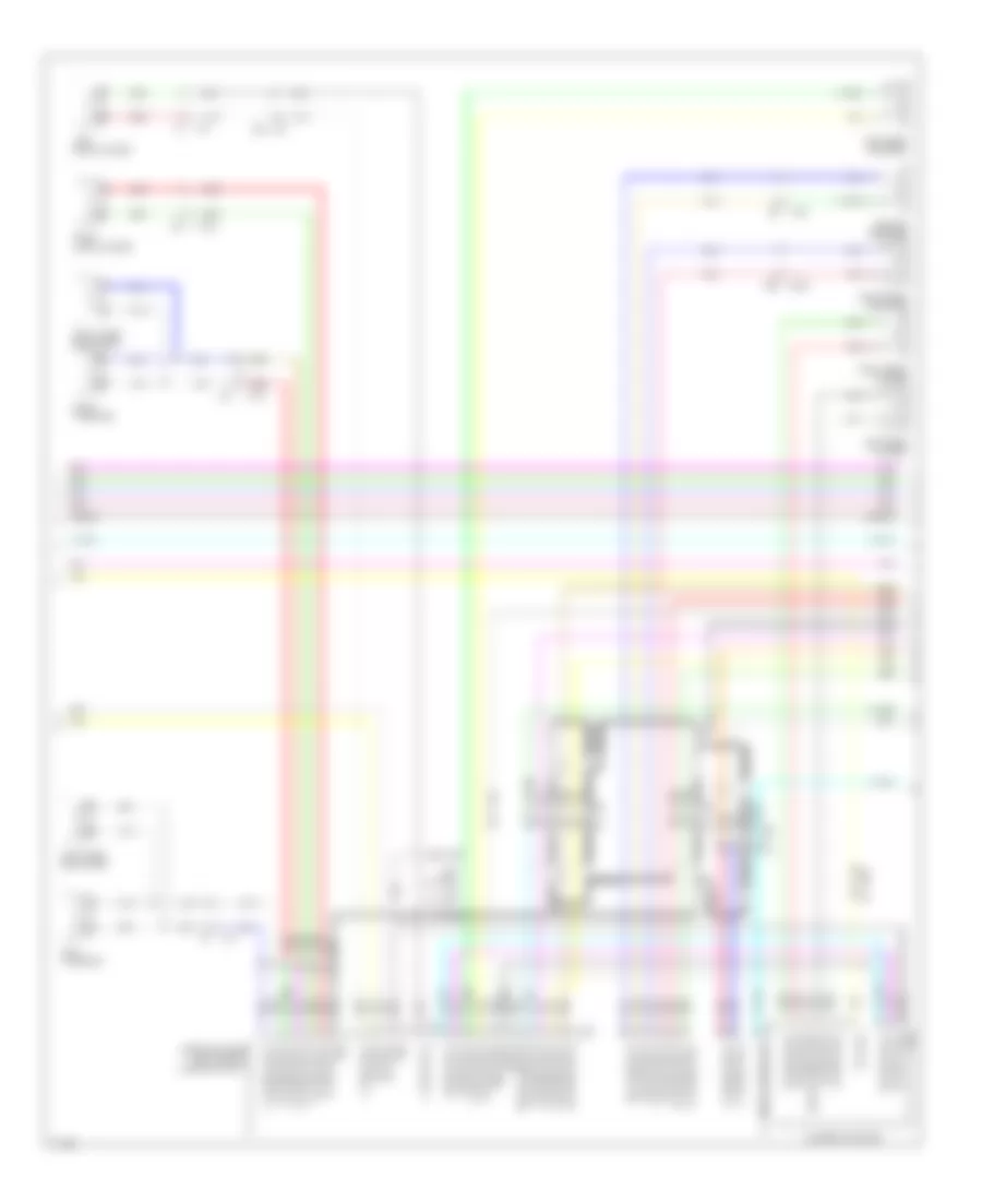 Bose Radio Wiring Diagram, Coupe without Navigation (3 of 4) for Infiniti Q60 Sport 2014