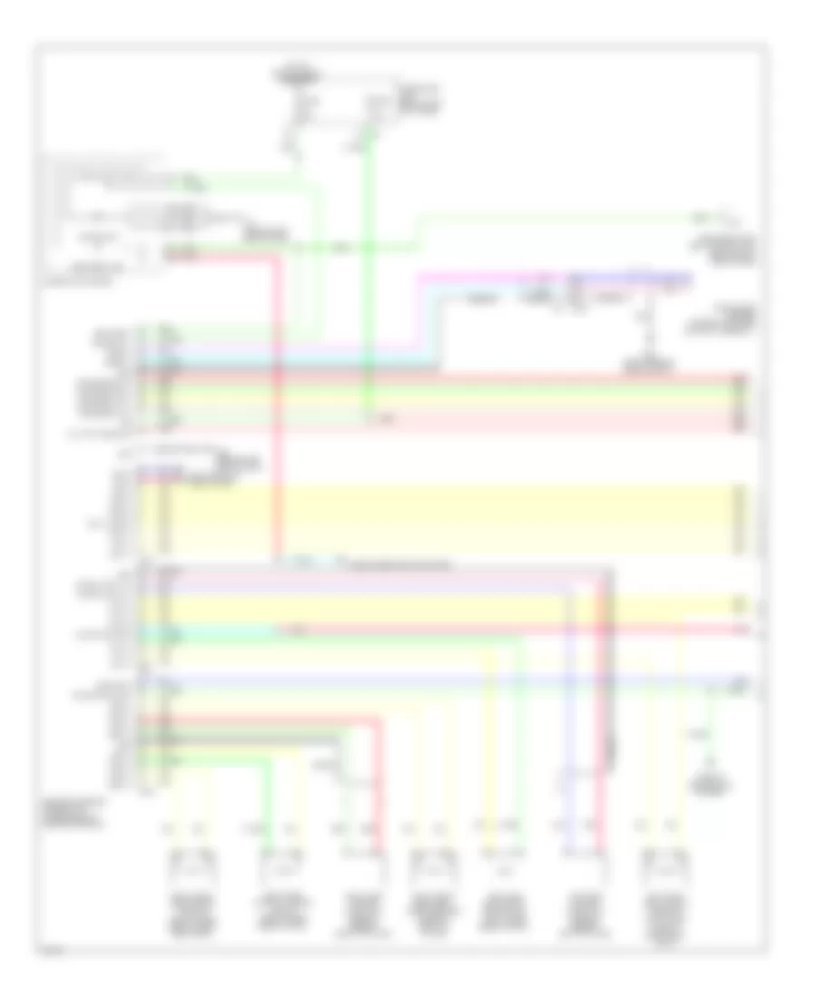 Supplemental Restraints Wiring Diagram Coupe 1 of 2 for Infiniti Q60 Sport 2014