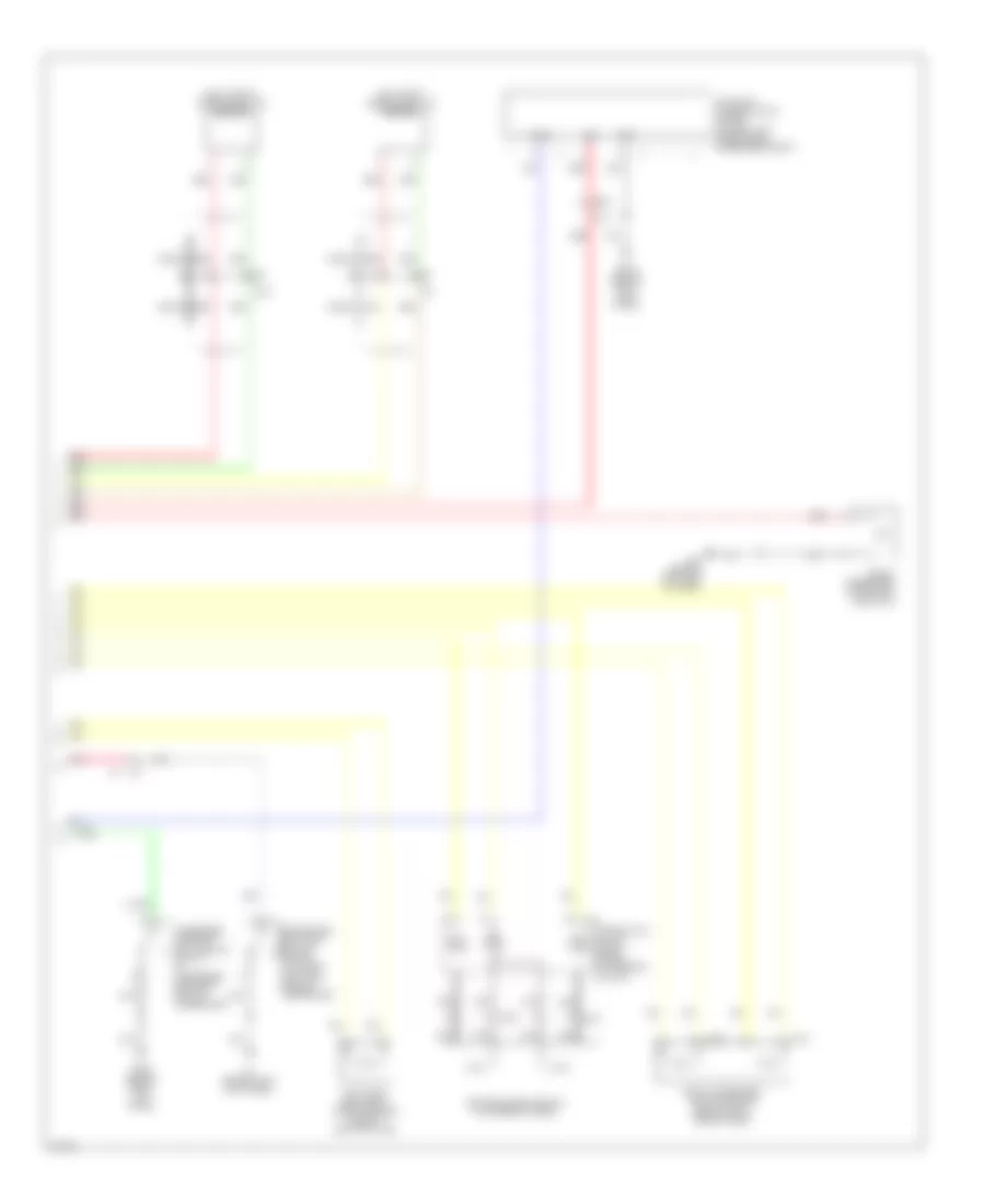 Supplemental Restraints Wiring Diagram Coupe 2 of 2 for Infiniti Q60 Sport 2014