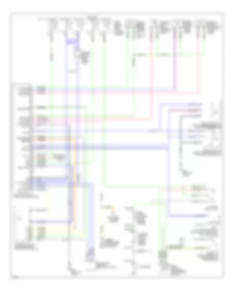 Automatic AC Wiring Diagram for Infiniti QX4 2000