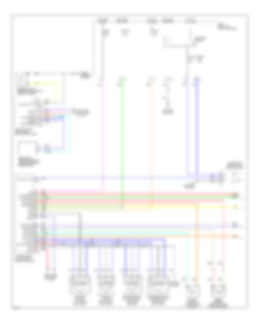 Automatic A C Wiring Diagram 1 of 2 for Infiniti FX35 2010