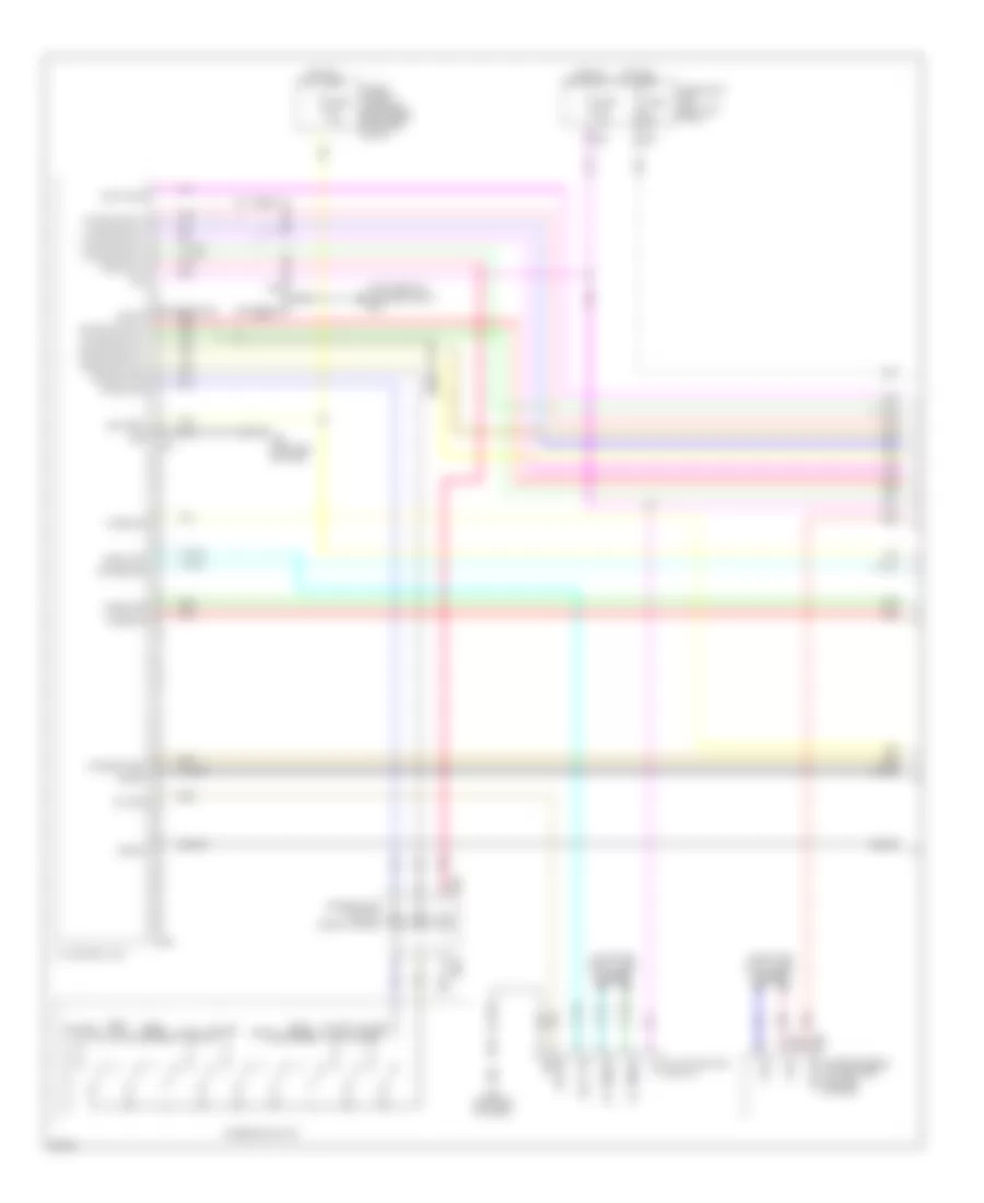 Navigation Wiring Diagram (1 of 6) for Infiniti FX35 2010