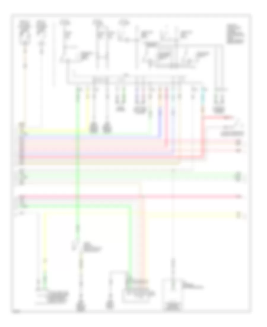 Power Door Locks Wiring Diagram (3 of 4) for Infiniti FX35 2010