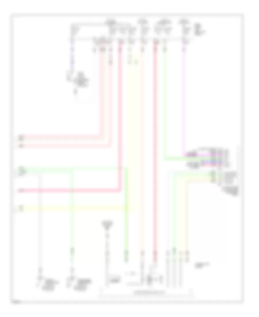 Power Door Locks Wiring Diagram 4 of 4 for Infiniti FX35 2010