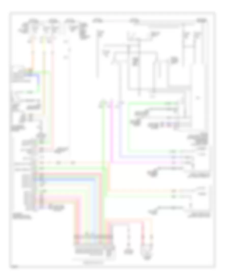Wiper Washer Wiring Diagram for Infiniti FX35 2010