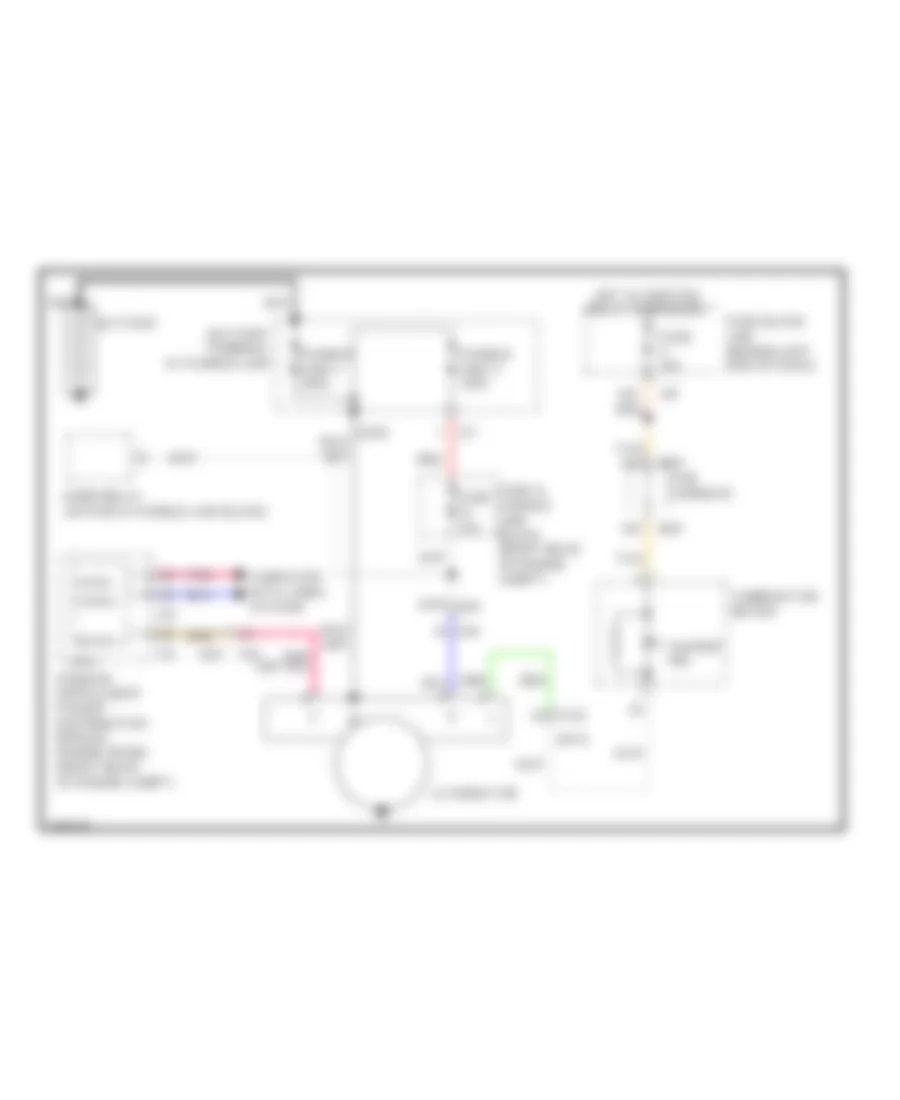 5.6L, Charging Wiring Diagram for Infiniti Q70 3.7 2014