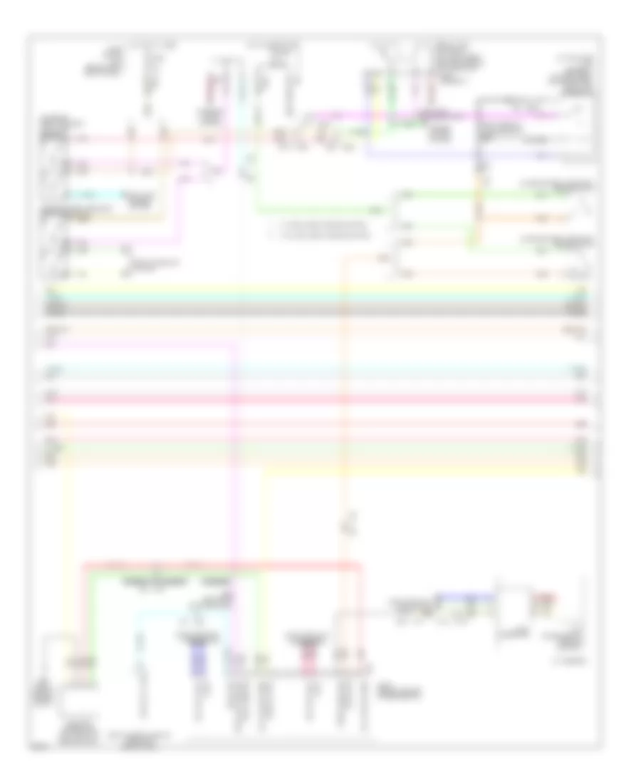 3.5L Hybrid, Hybrid System Wiring Diagram (3 of 4) for Infiniti Q70 3.7 2014