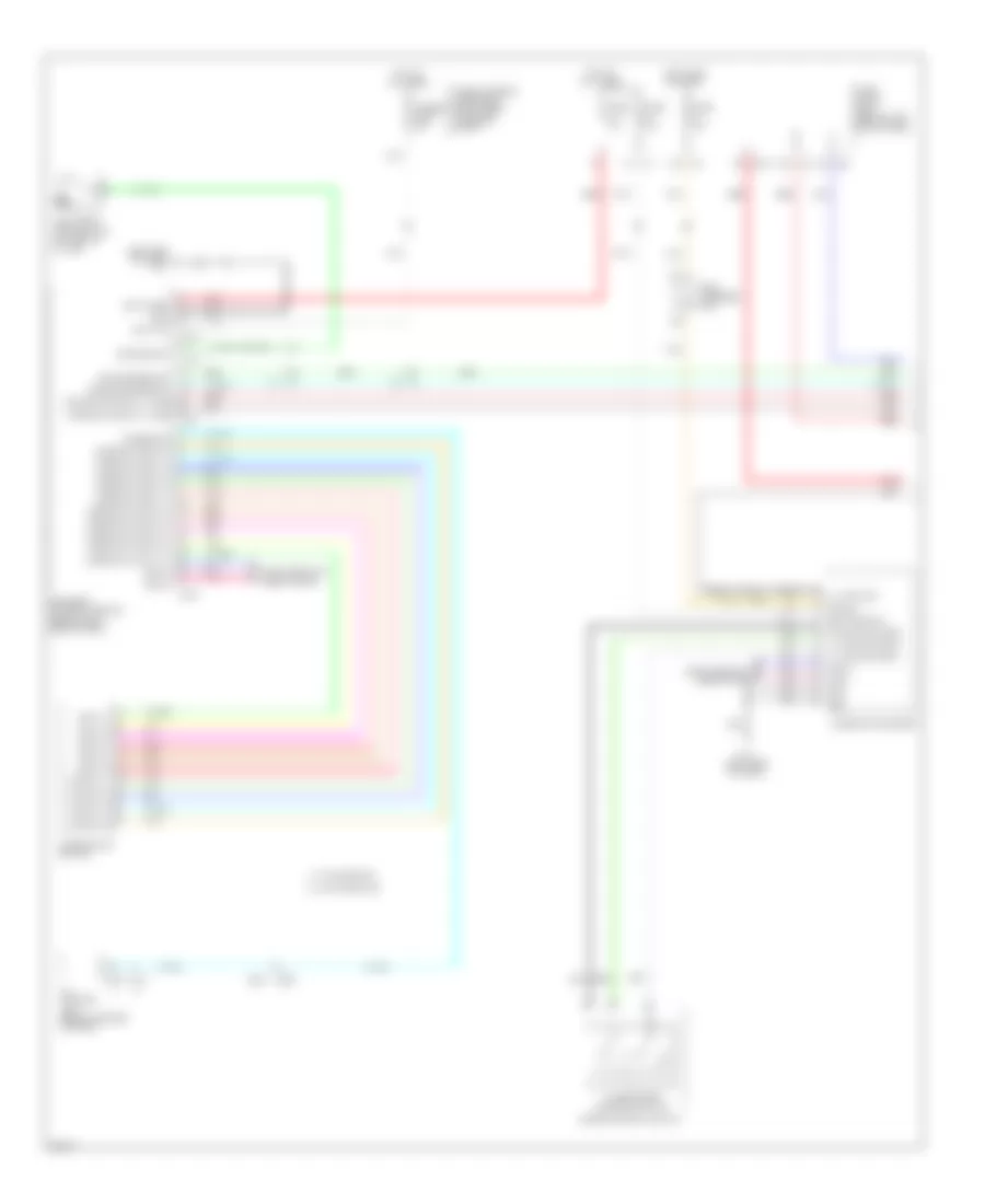 Instrument Illumination Wiring Diagram, Except Hybrid (1 of 3) for Infiniti Q70 3.7 2014